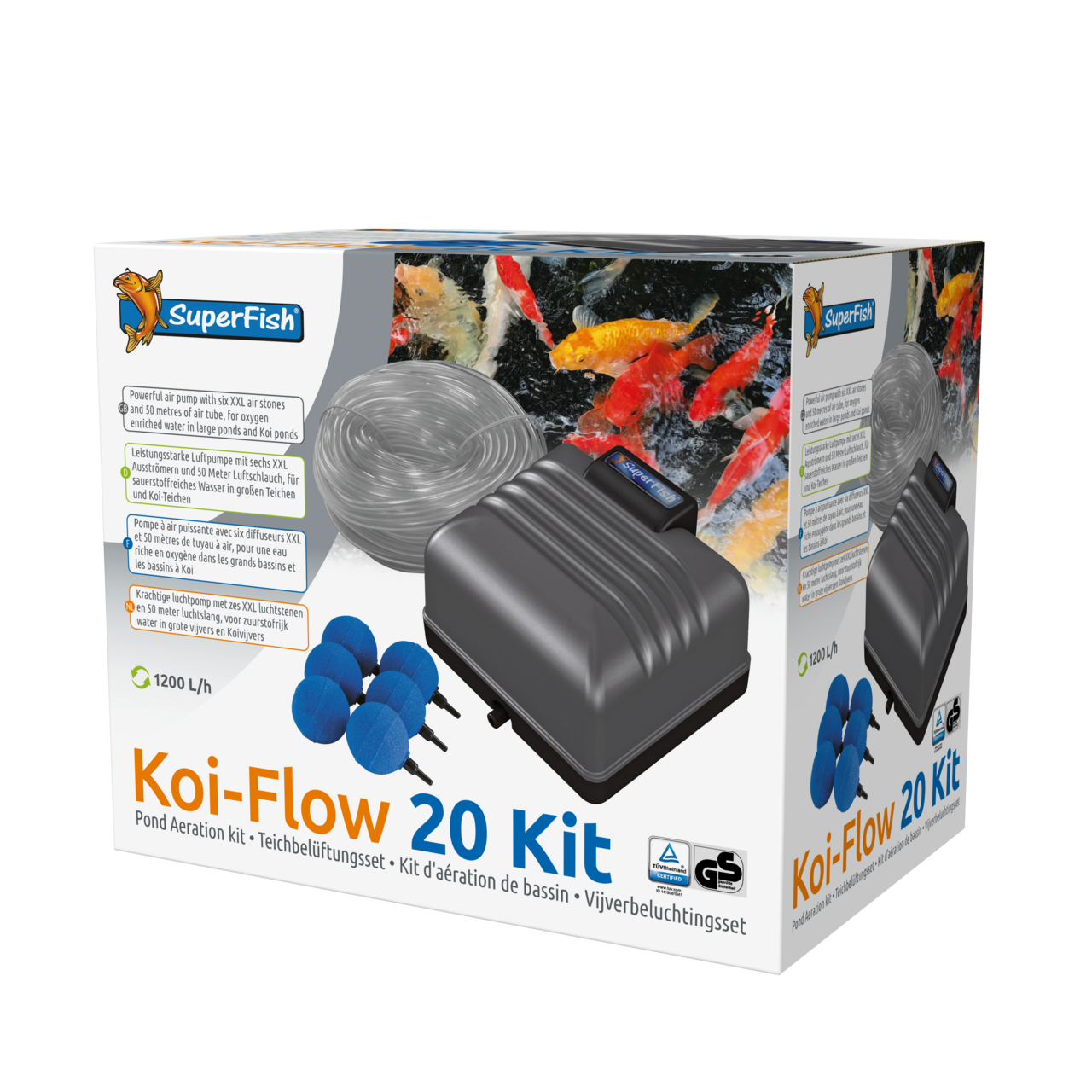 SF Koi Flow 20 Professional Belüftungsset
