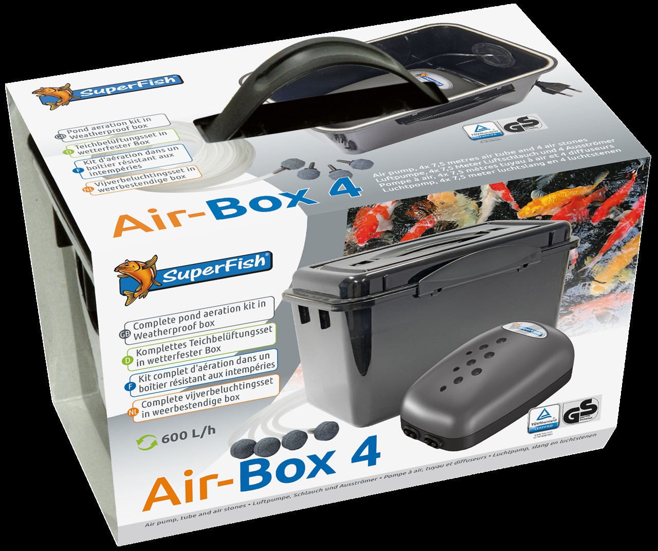 SF Air-Box Nr 4 Komplettset (8 Watt ca 600Liter/Stunde)