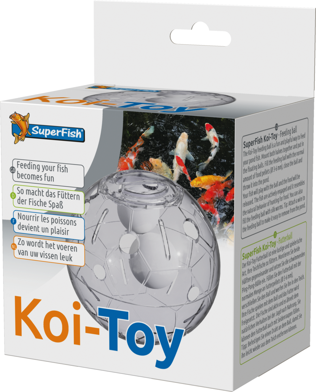 Koi Toy Fisch Foodball (Futter-Fußball)