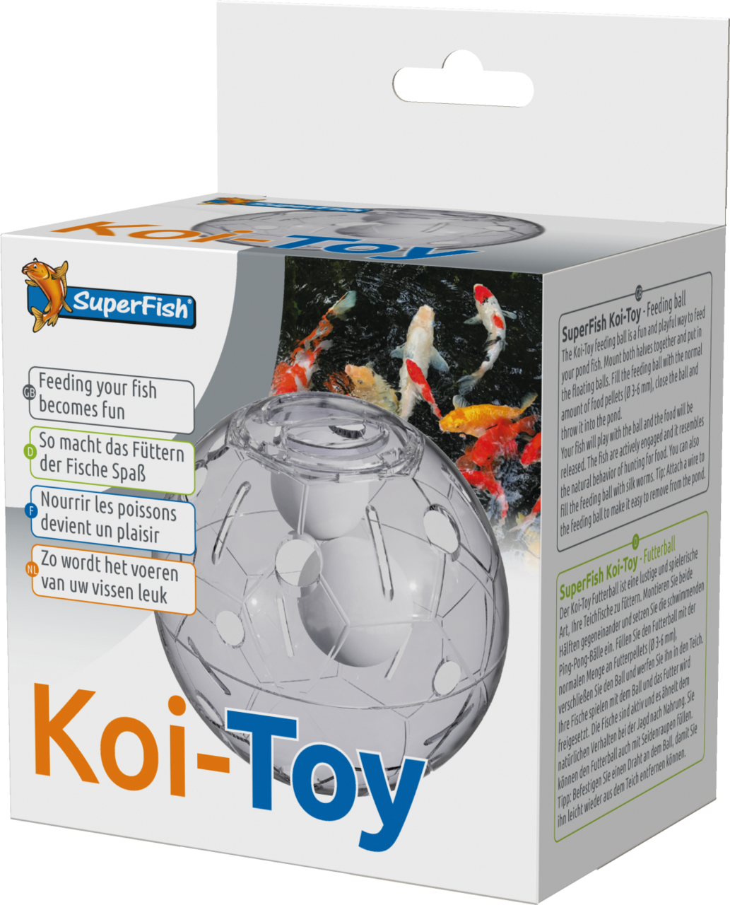 Koi Toy Fisch Foodball (Futter-Fußball) Koi Toy Fisch Foodball (Futter-Fußball)