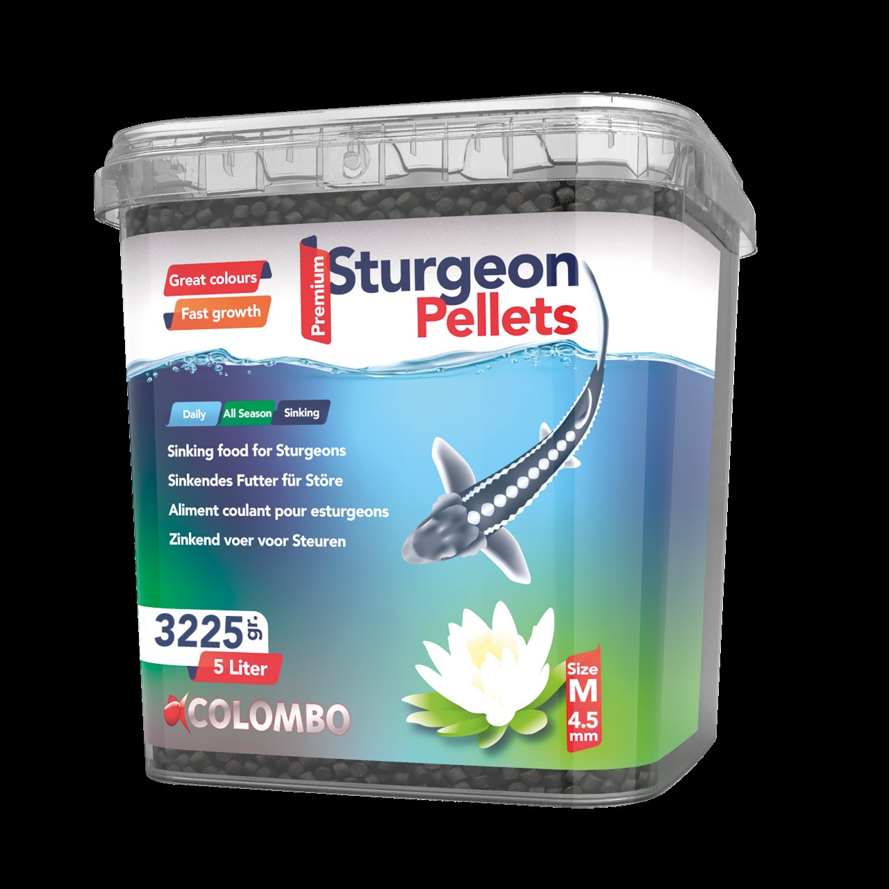 Störfutter Colombo 5Liter Medium Störfutter Colombo 5Liter Medium