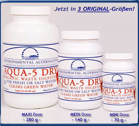 Aqua 5 Dry 140g Medi Dose