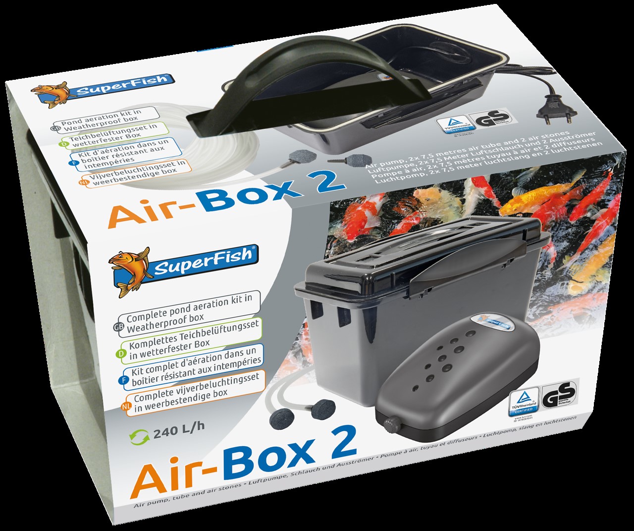 SF Air-Box Nr 2 Komplettset (4 Watt ca 240Liter/Stunde)