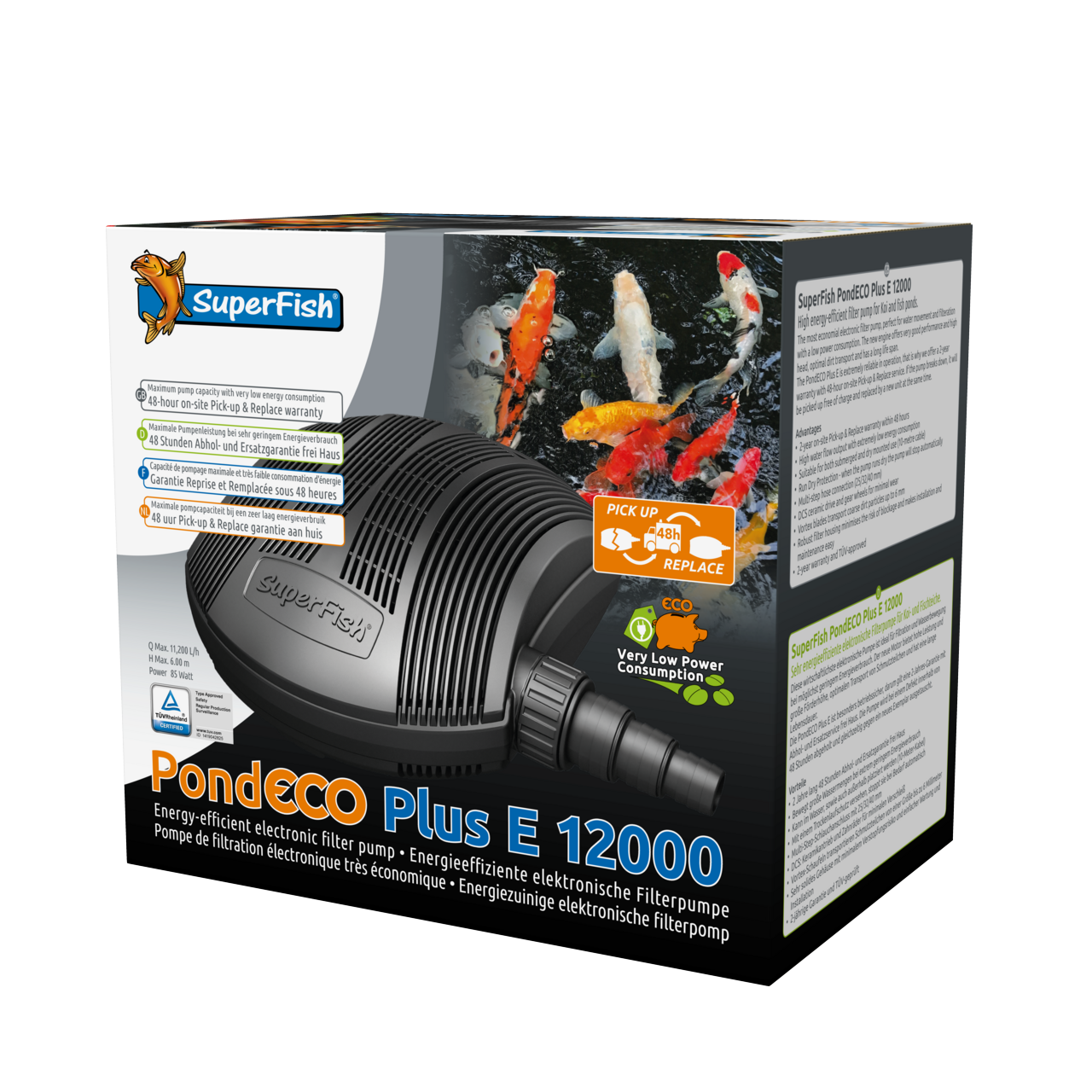 SF Pond Eco Plus E 12000 - 85W Hmax=6m SF Pond Eco Plus E 12000 - 85W Hmax=6m